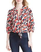 Nic+zoe Petites Santa Fe Tie Hem Blouse