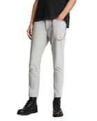 Allsaints Dean Slim Fit Jeans In Bleached Black