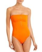 Onia Adrienne Strapless One Piece Swimsuit