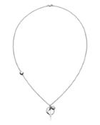 Shinola Sterling Silver Bolt & Opal Clustered Pendant Necklace, 20