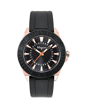 Salvatore Ferragamo Ferragamo Silicone Watch, 43mm