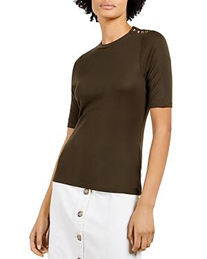 Ted Baker Button Shoulder Tee