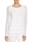 Moncler Knitted Mesh Sweater