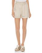 Vince Camuto Belted Linen Shorts
