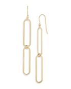 Bloomingdale's Paper Clip Drop Earrings In 14k Yellow Gold - 100% Exclusive