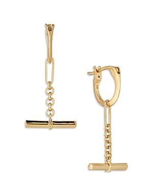 Nadri Ajoa Girlboss Toggle Drop Hoop Earrings