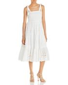 Aqua Smocked Eyelet Dress - 100% Exclusive