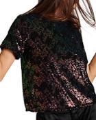 Sanctuary The Glimmer Sequined Top