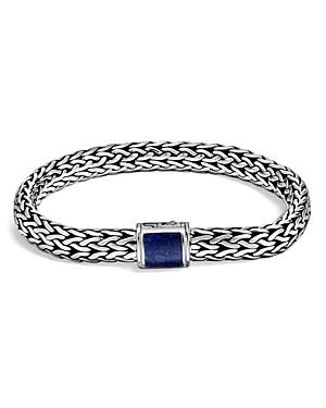 John Hardy Sterling Silver Classic Chain Lapis Lazuli Bracelet