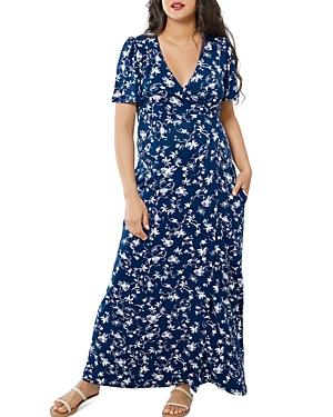 Ingrid & Isabel Wrap Maxi Maternity Dress