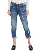 7 For All Mankind Josefina Ripped Jeans In Alfred