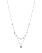 Aqua Sterling Silver Layered Pendant Necklace, 16-17 - 100% Exclusive