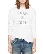 Zadig & Voltaire Willy Linen Print T-shirt