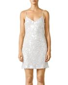 Galvan Mustique Sequined Mini Dress