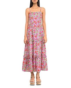 Banjanan Hazel Floral Print Tiered Dress