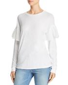 Michelle By Comune Hansville Ruffle-sleeve Tee