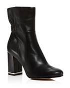 Michael Michael Kors Ursula Ruched Leather Ankle Boots - 100% Bloomingdale's Exclusive
