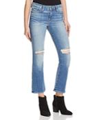 Frame Le Crop Mini Boot Jeans In Stony Creek