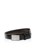 Montblanc Shiny Plate Buckle Reversible Belt