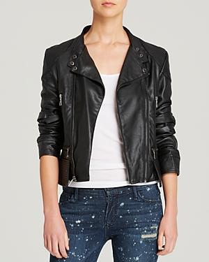 Black Orchid Jacket - Faux Leather Moto