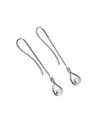 Shinola Sterling Silver Opal Lug Wire Drop Earrings
