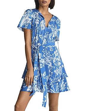 Reiss Carla Paisley Print Dress