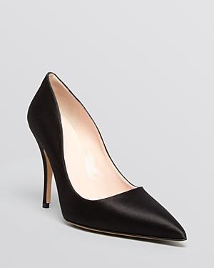 Kate Spade New York Pointed Toe Pumps - Licorice High Heel Black