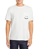 Ps Paul Smith Ps Happy Organic Cotton Logo Graphic Pocket Tee