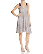 Hazel Crossover Lace Racerback Dress - Compare At $120