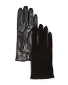 Bloomingdale's Cashmere-lined Suede Tech Gloves