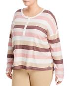 Marc New York Plus Striped Top