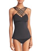 Kenneth Cole Sexy Solids Strappy Tankini Top