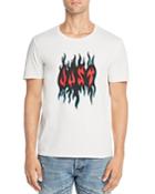 Just Cavalli Flames Graphic Tee