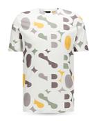 Boss Tiburt Cotton Logo Print Tee