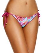 Sofia By Vix Del Mar Ripple Tie Bikini Bottom