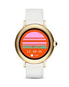 Marc Jacobs Riley White Strap Touchscreen Watch, 44mm