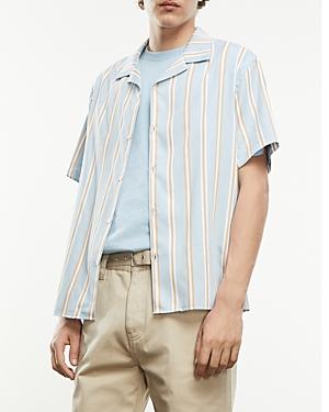 The Kooples Blue Striped Shirt