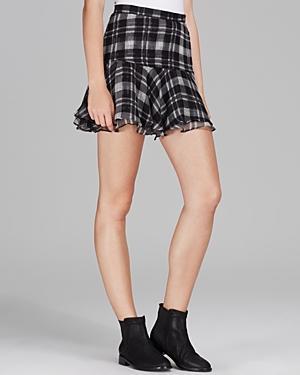 Joie Skirt - Minoree Plaid Silk