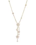 David Yurman 18k Yellow Gold Diamond Starburst Cluster Necklace, 18