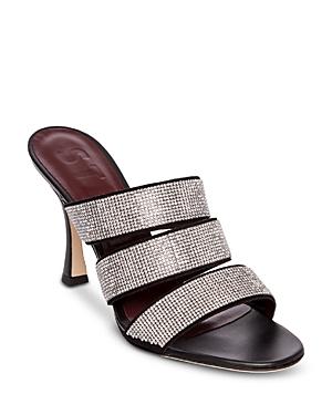 Staud Women's Sonny Rhinestone High Heel Mules