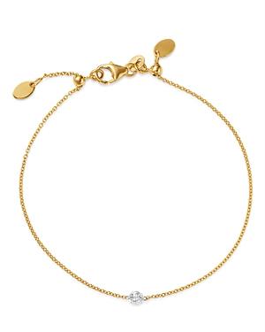 Aerodiamonds 18k Yellow Gold Solo Diamond Bracelet