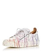 Giuseppe Zanotti Women's Paint Splattered Low Top Sneakers