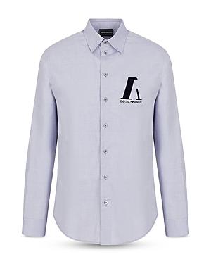 Emporio Armani Hailon Long Sleeve Logo Shirt