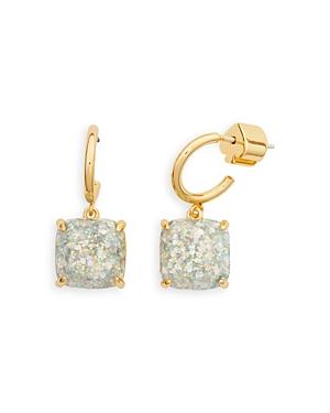 Kate Spade New York Square Drop Huggie Hoop Earrings