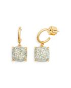 Kate Spade New York Square Drop Huggie Hoop Earrings
