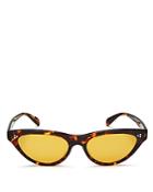 Oliver Peoples Zasia Cat Eye Sunglasses, 53mm