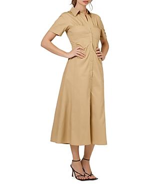 Nicholas Tenley Corset Seamed Shirt Dress
