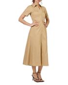 Nicholas Tenley Corset Seamed Shirt Dress