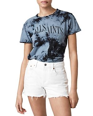 Allsaints Dropout Mic Tie Dyed Tee