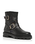 Jimmy Choo Women's Youth Ii Double Buckle Pull On Booties